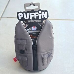 Puffin Fishing Vest Huggie‎ for drinks